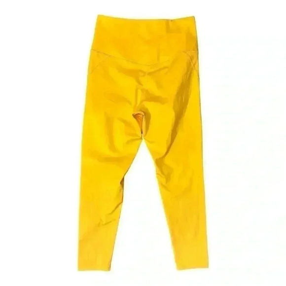 Girlfriend Collective Compressive High-Rise Legging Yellow Medium - Picture 4 of 6